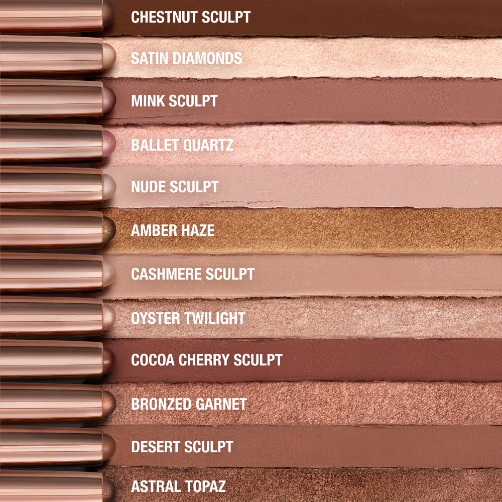 Exagger-eyes Eyeshadow Stick - All Shades Infographic