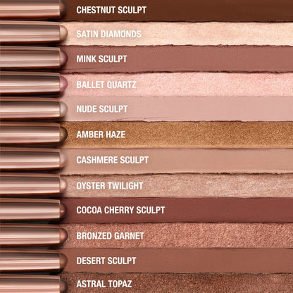 Exagger-eyes Eyeshadow Stick - All Shades Infographic