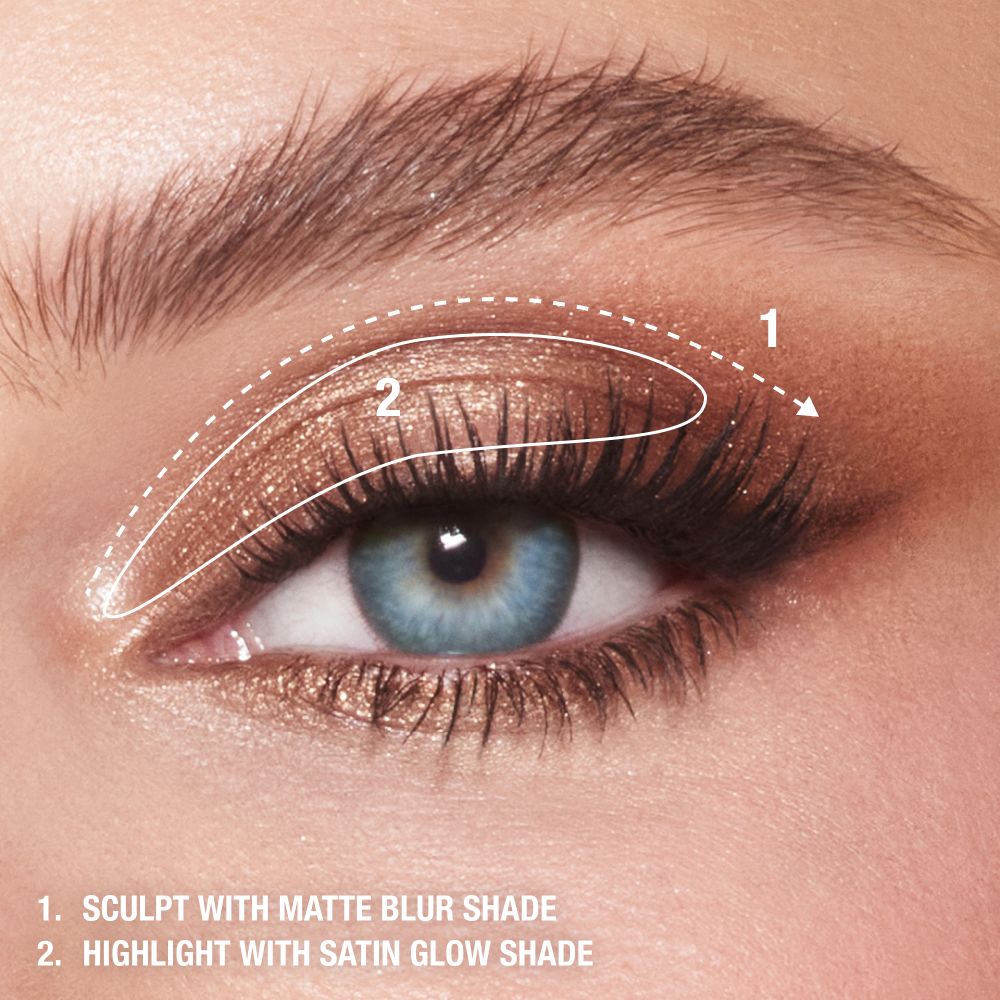 Exagger-eyes Easy Eyeshadow - Sculpt Infographic