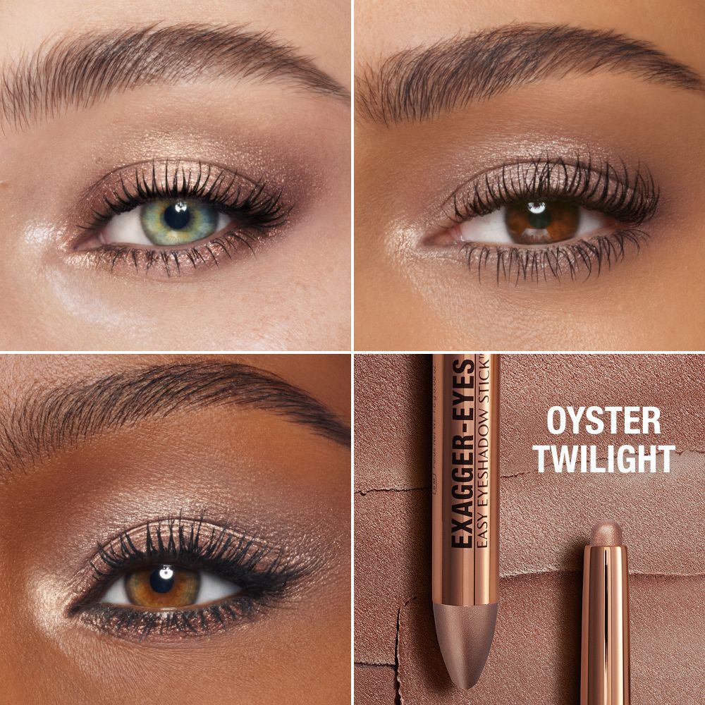 Exagger-eyes Eyeshadow Stick - Oyster Twilight Model Close Up Grid