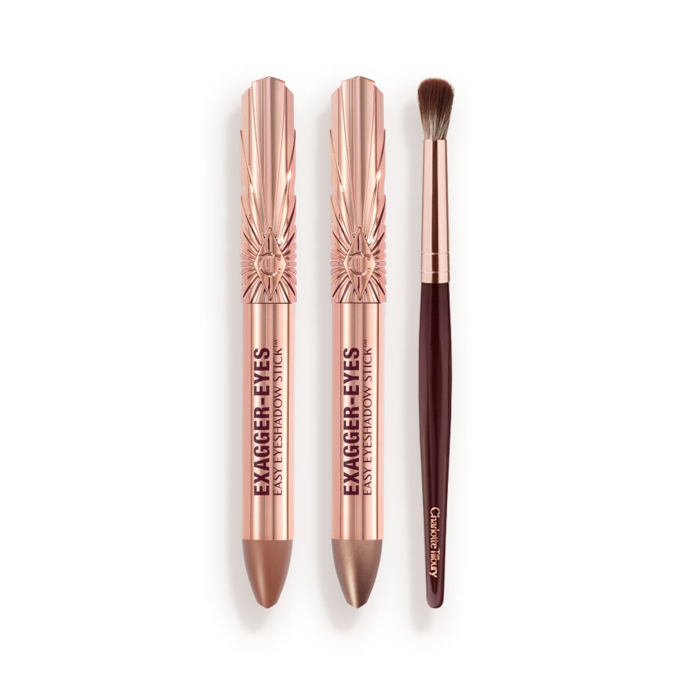 EXAGGER-EYES EASY EYESHADOW STICK + BLENDER BRUSH KIT packshot