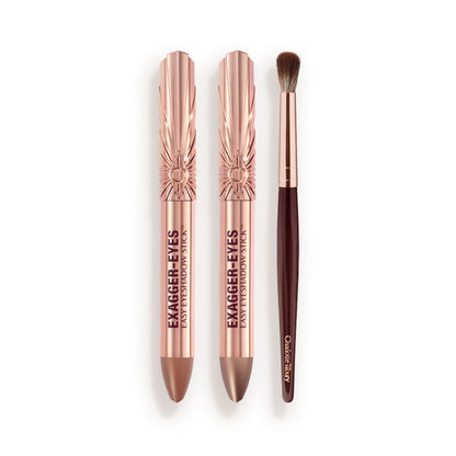 EXAGGER-EYES EASY EYESHADOW STICK + BLENDER BRUSH KIT packshot