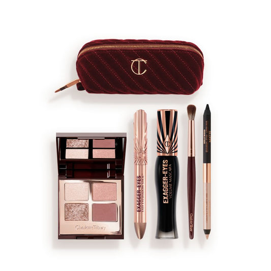 THE EXAGGER-EYES LOOK + MAKEUP BAG KIT packshot