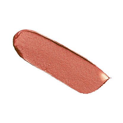 Swatch of a shimmery russet rose cream eyeshadow with a golden sparkle