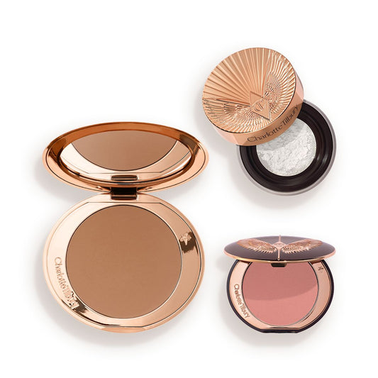 AIRBRUSH FLAWLESS BLUSH BRONZE & BLUR TRIO PACKSHOT