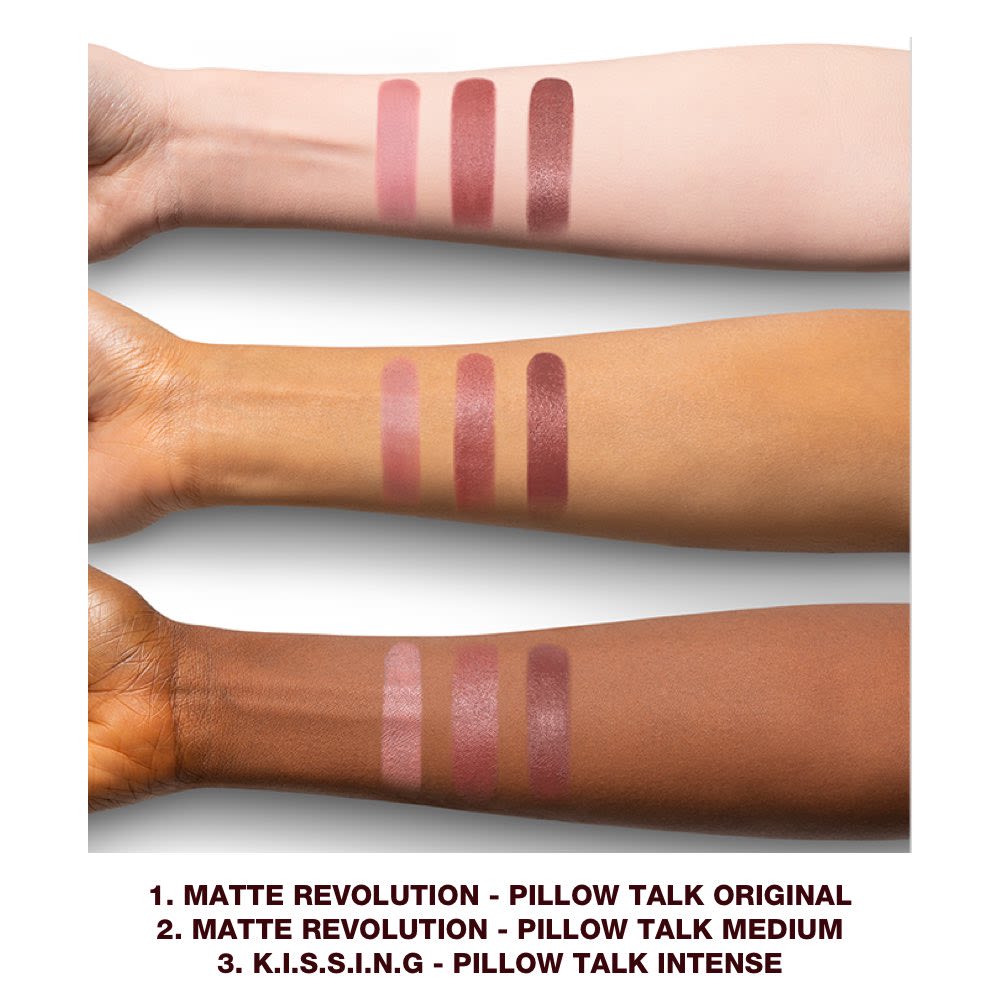 PT - Bundle3 Full look - Pillow Talk Lipstick - Arm swatch