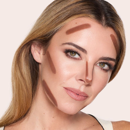 Model wearing Hollywood Contour Wand
