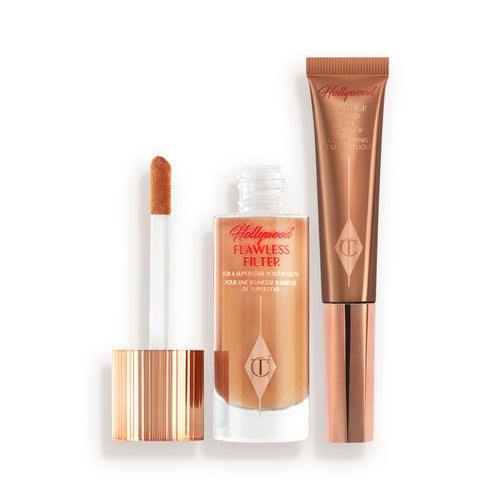 Hollywood Sculpt + Glow Duo: Liquid Highlighter + Contour