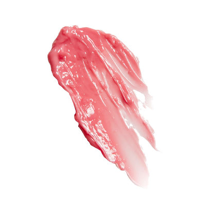 Swatch of a sheer nude-pink lipstick lip balm.