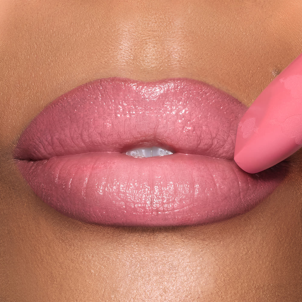 Pillow Talk Love Effect Lipstick in Kiss Talk: Fresh Pink Satin Lipstick