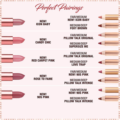 Pink Hollywood Icon Lipsticks and Lip Cheats