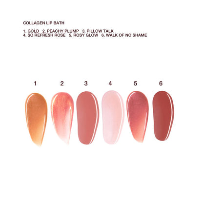 Collagen Lip Bath Swatches