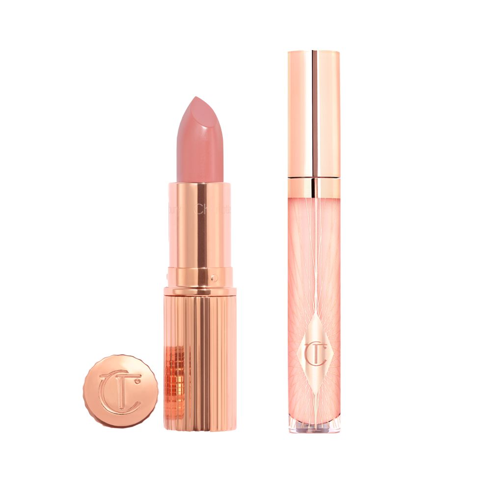 PILLOW TALK FAIR K.I.S.S.I.N.G LIPSTICK AND REFRESH ROSE COLLAGEN LIP BATH PACKSHOT