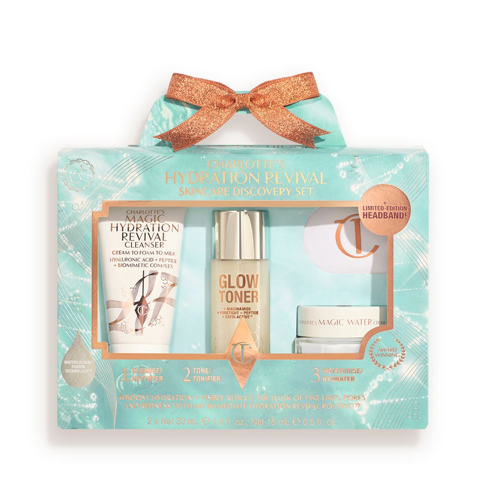 CHARLOTTE-S HYDRATION REVIVAL SKINCARE DISCOVERY SET-BOX- PACKSHOT