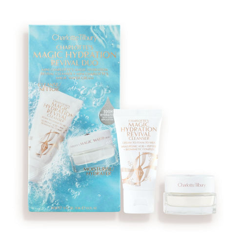 Charlotte's Magic Hydration Revival Duo: Hydrating Cleanser and Moisturiser