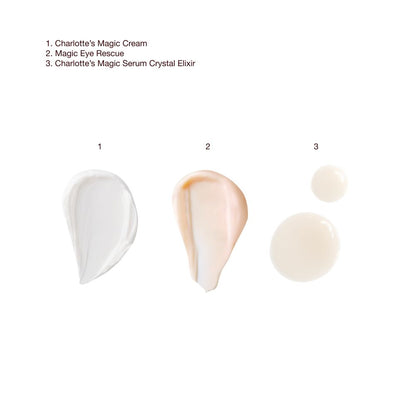 Magic Cream +Magic Serum + Magic Eye Rescue - Texture swatch
