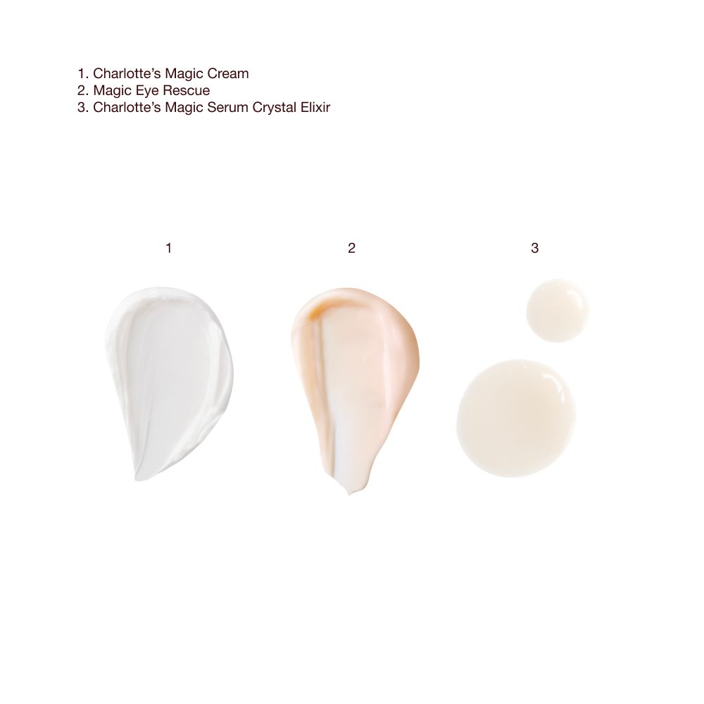 Magic Cream +Magic Serum + Magic Eye Rescue - Texture swatch