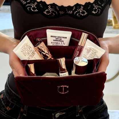ORGANISER VELVET BAG - MEDIUM