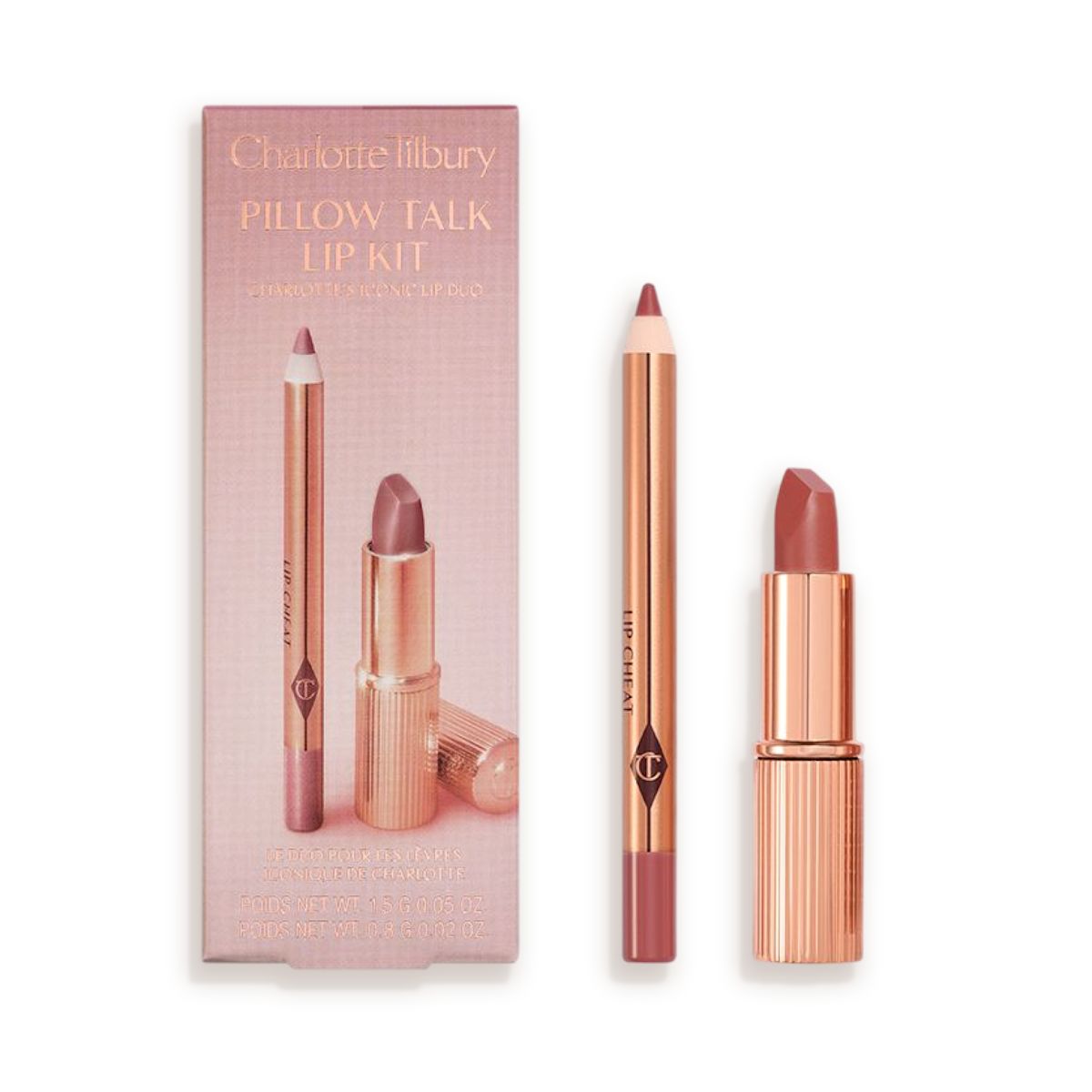 Mini Pillow Talk Medium Lip Kit