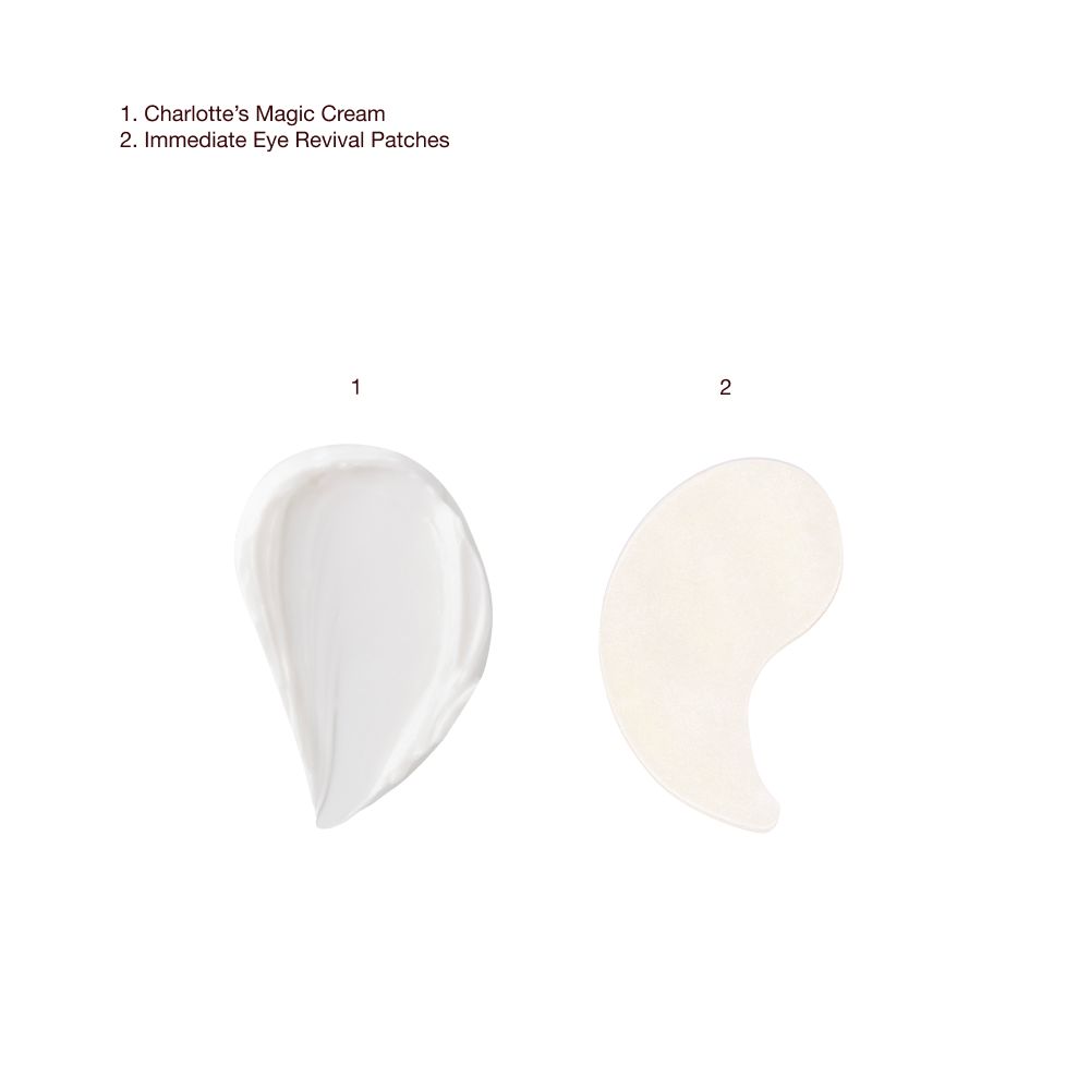 Magic Cream + Revival Eye Patches texture swatch