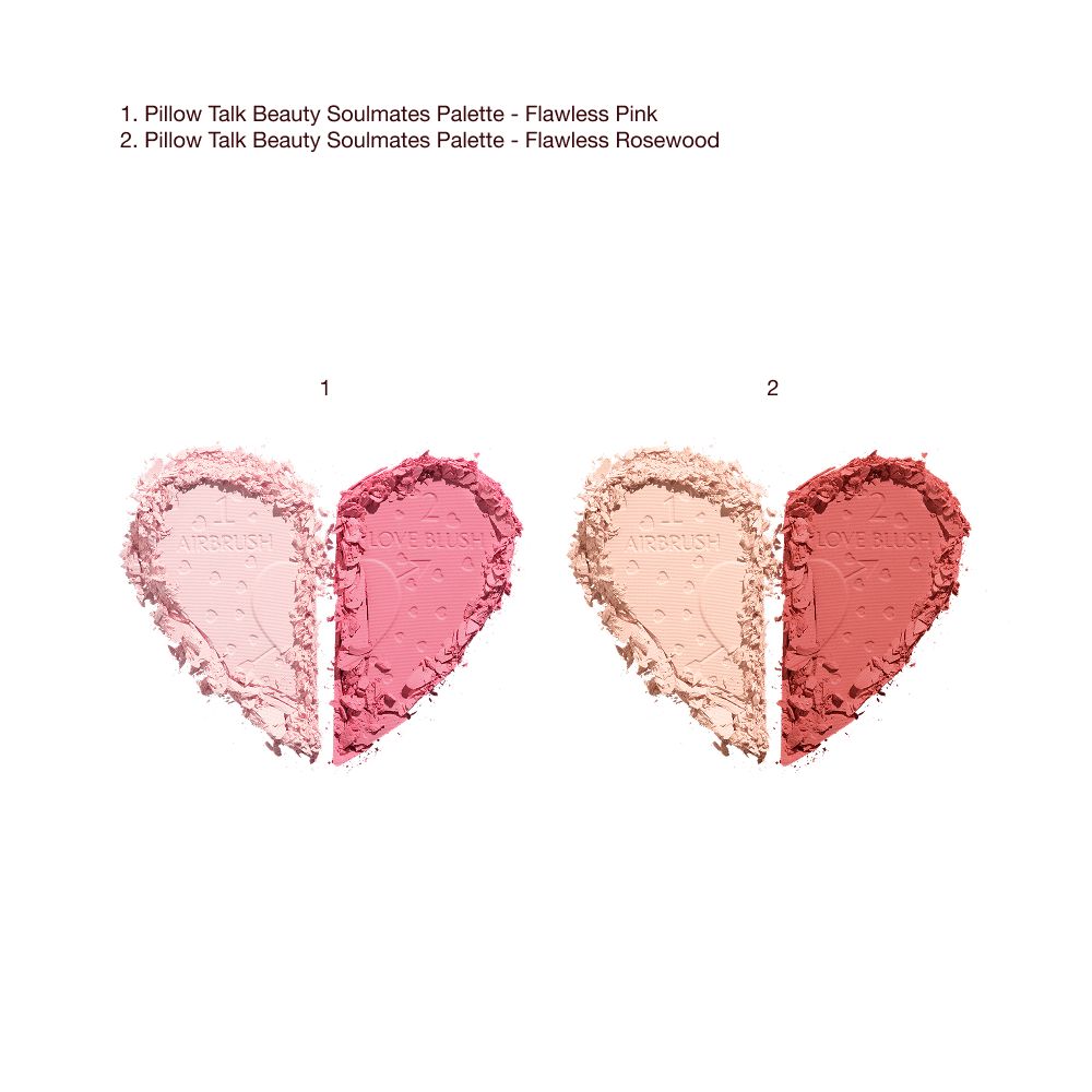 Pillow Talk Beauty Soulmates Palettes Texture Swatches