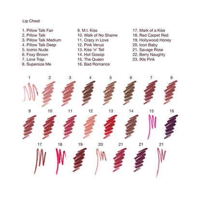 Lip Cheat Swatches FULL COLLECTION