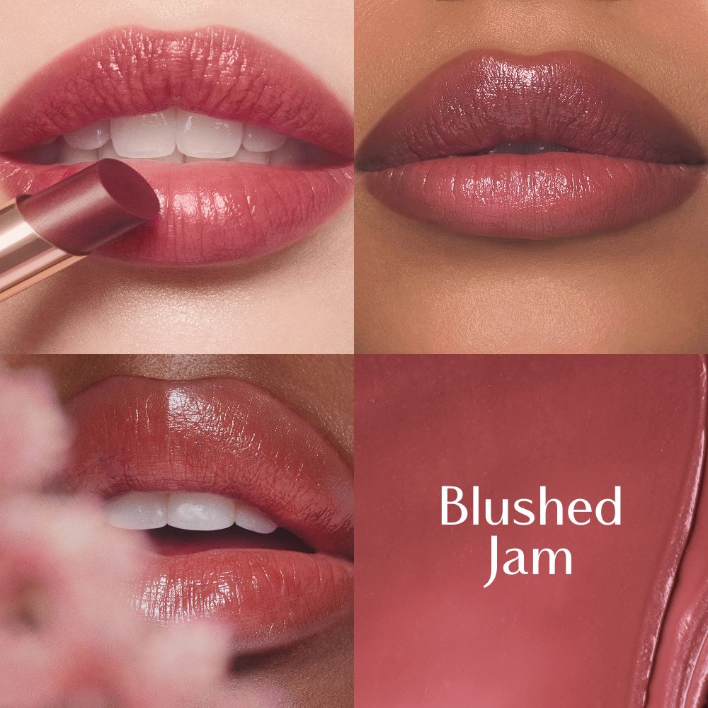 Pillow Talk Blush Balm Lip Tint - Blushed Jam Lip Grid