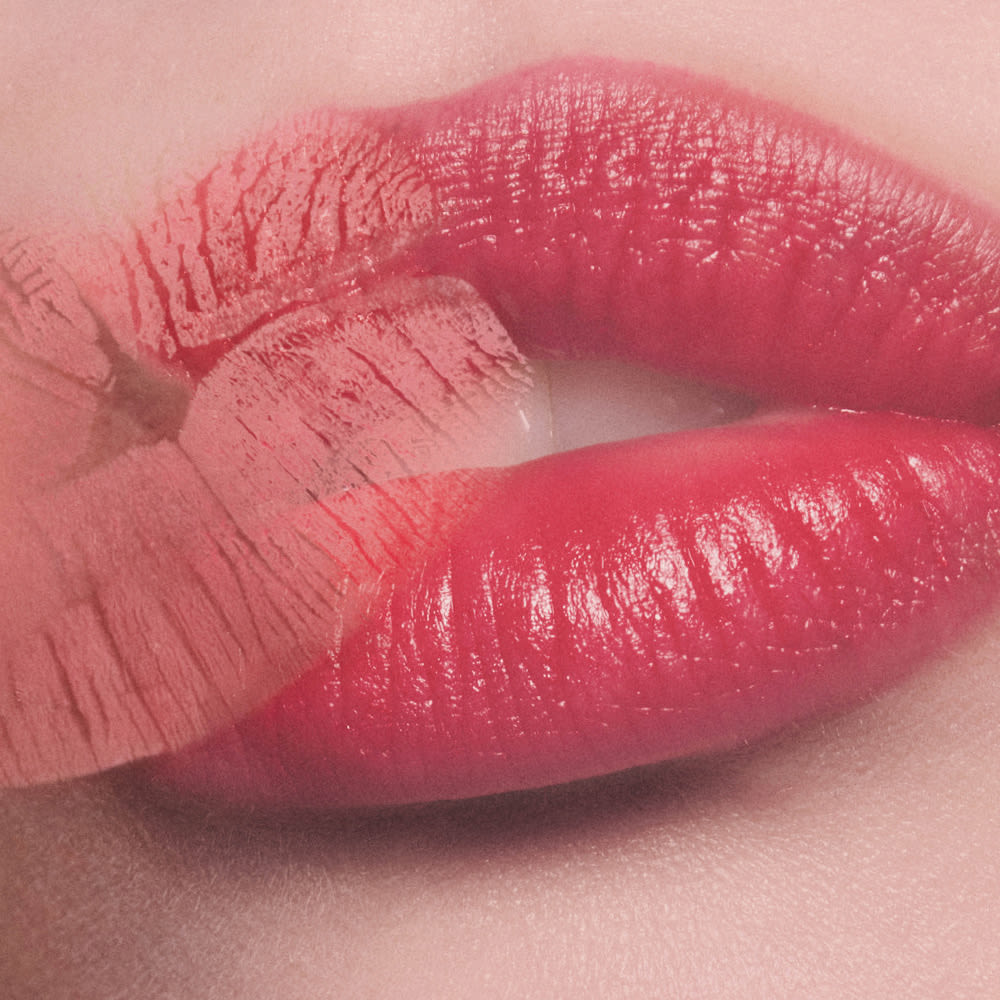 Pillow Talk Blush Balm Lip Tint - Cherry Talk Model