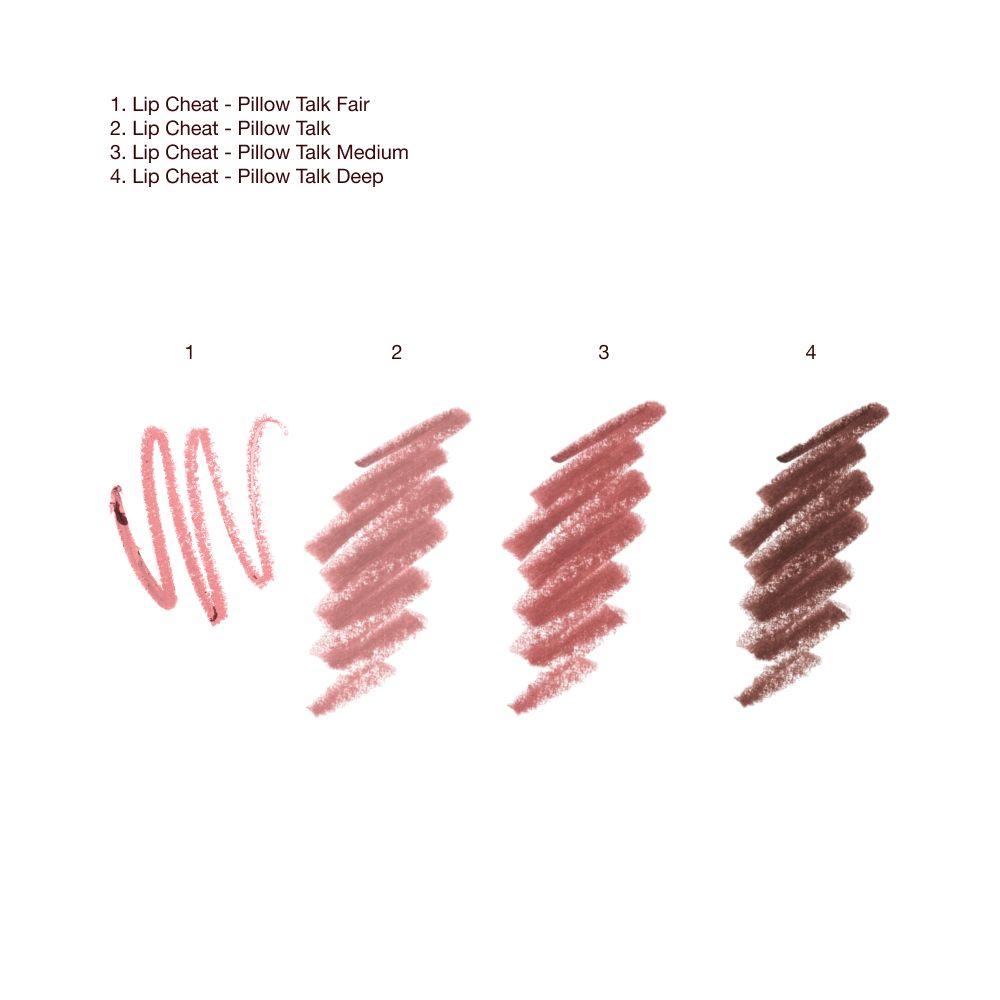 Lip Cheat Pillow Talk Collection Texture Swatch