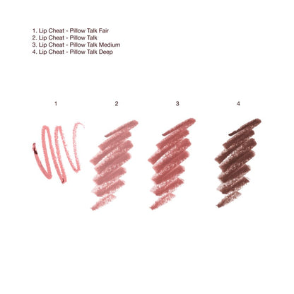 Lip Cheat Pillow Talk Collection Texture Swatch