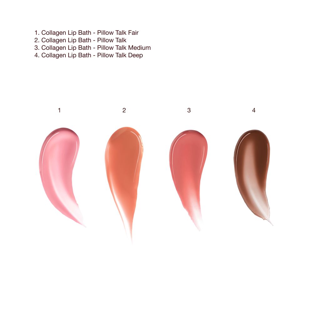 Collagen Lip Bath Pillow Talk Collection Texture Swatch