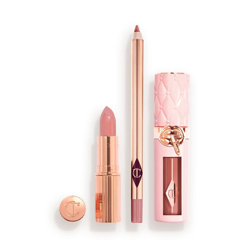 Pillow Talk Perfect, Plump Pout Lip Trio Packaging