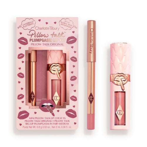 Pillow Talk Plumpgasm Lip Kit - Fair Open Packshot