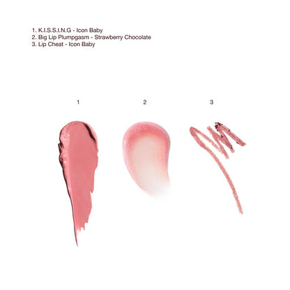 Plump and Lift lip kit texture swatch