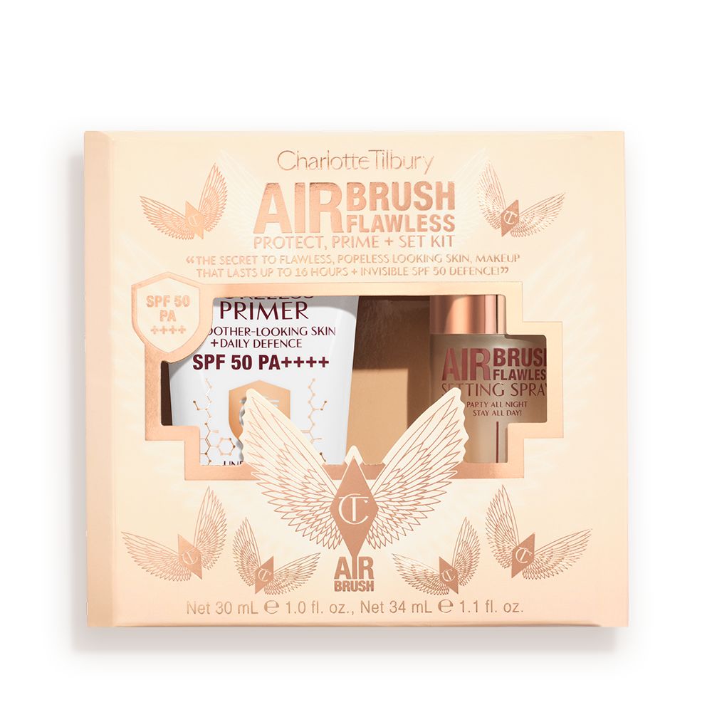 AIRBRUSH FLAWLESS PROTECT, PRIME + SET KIT PACKSHOT