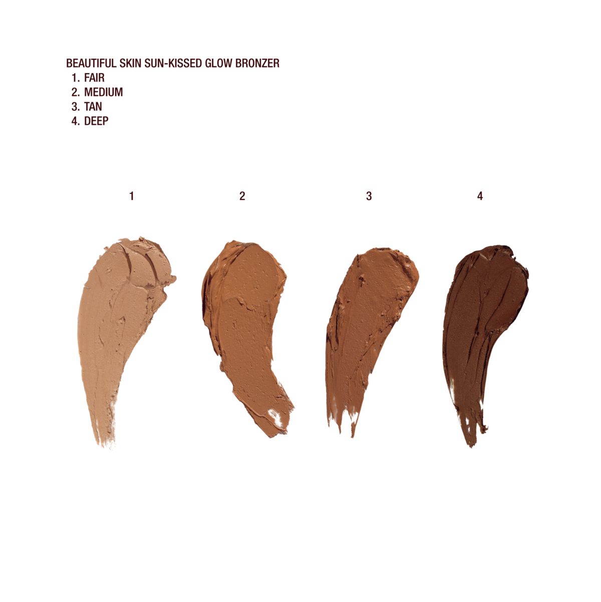 BEAUTIFUL SKIN BRONZER SWATCHES