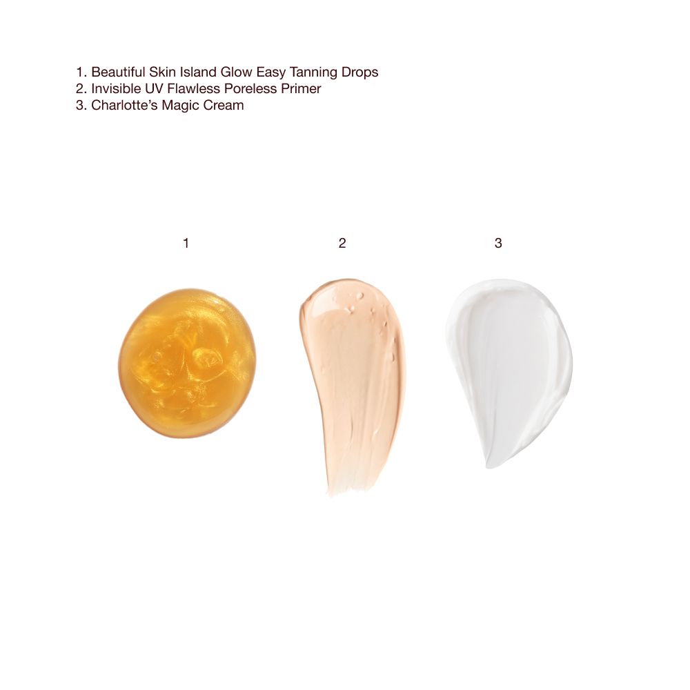 REVIVE, PROTECT, BRONZE & GLOW TRIO texture swatch