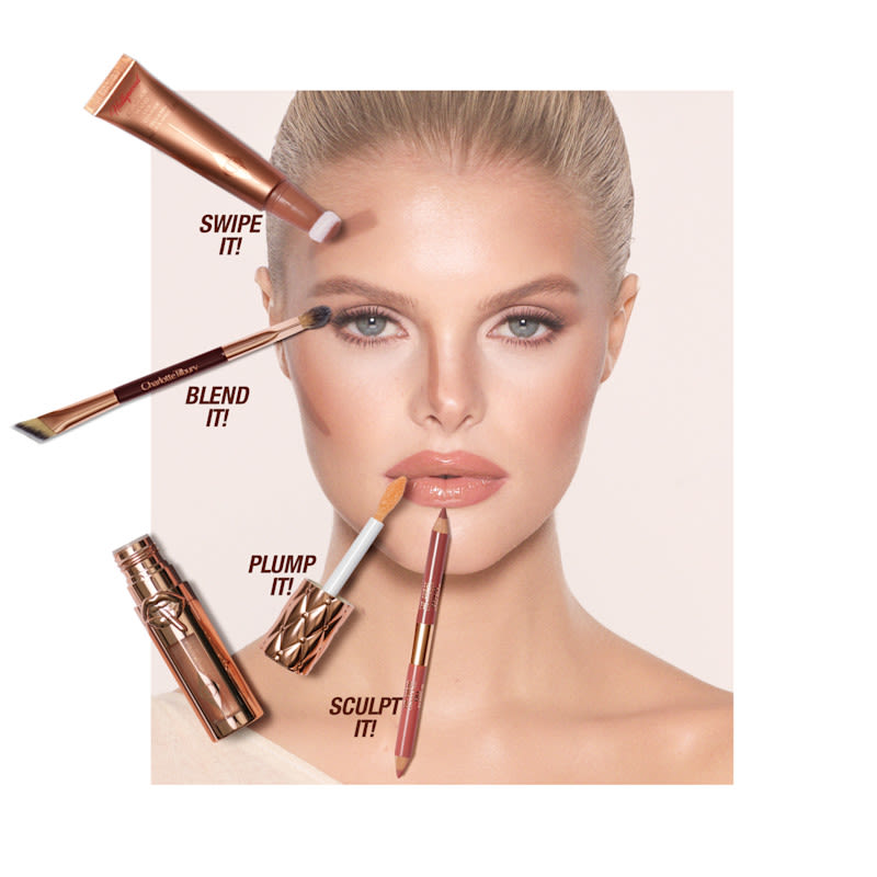 Meg wearing Super Nudes contour makeup