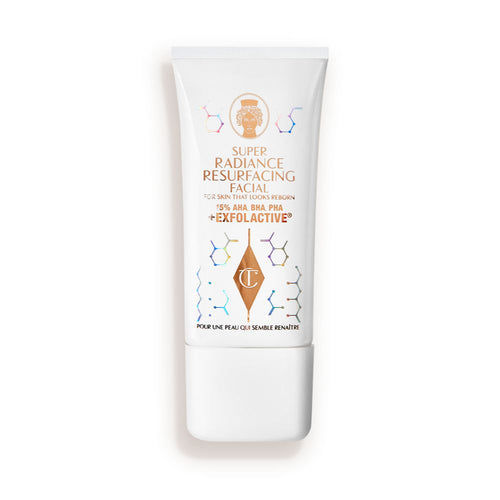 An exfoliating, wash-off, chemical mask in a white-coloured tube.