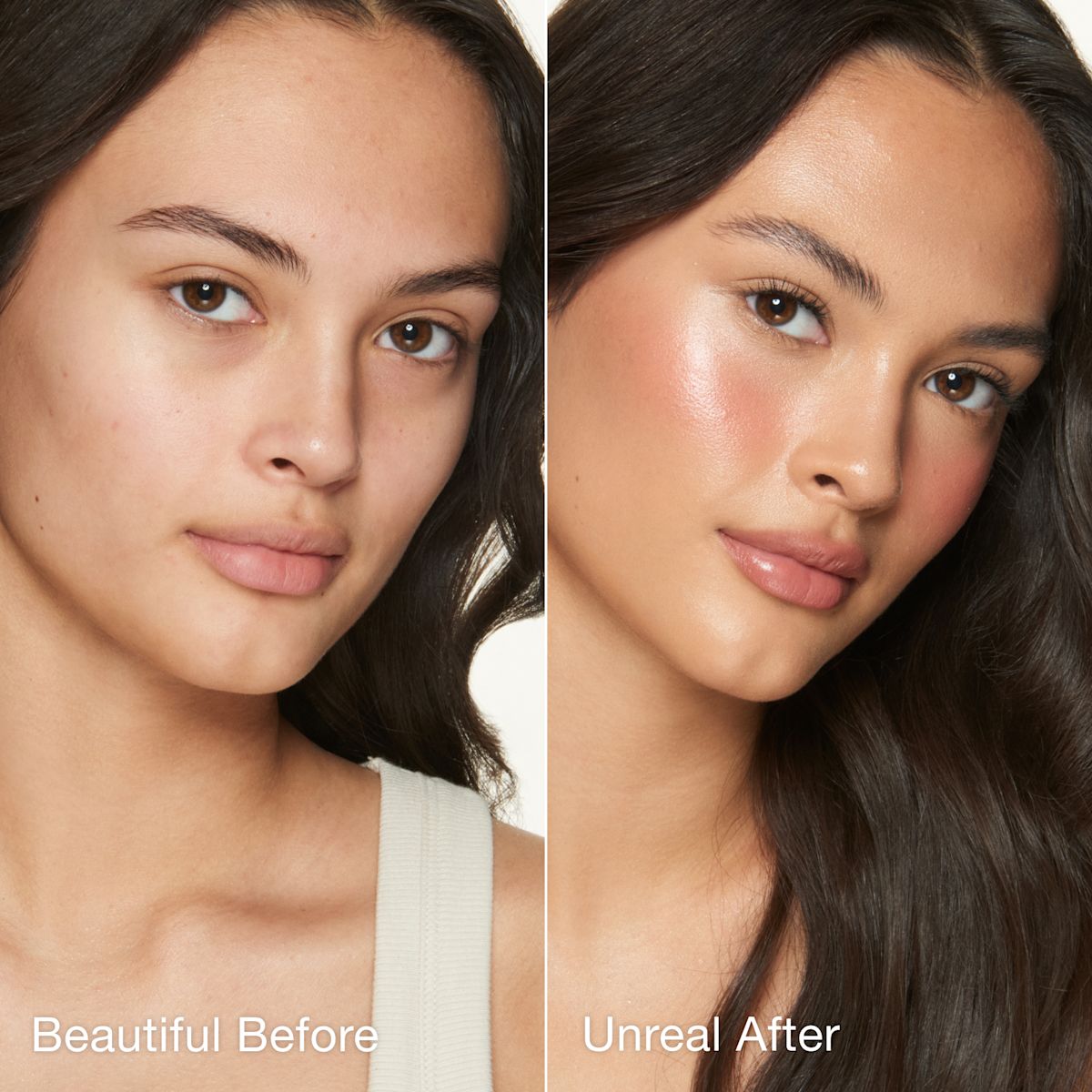Before and after applying the unreal Highligther result