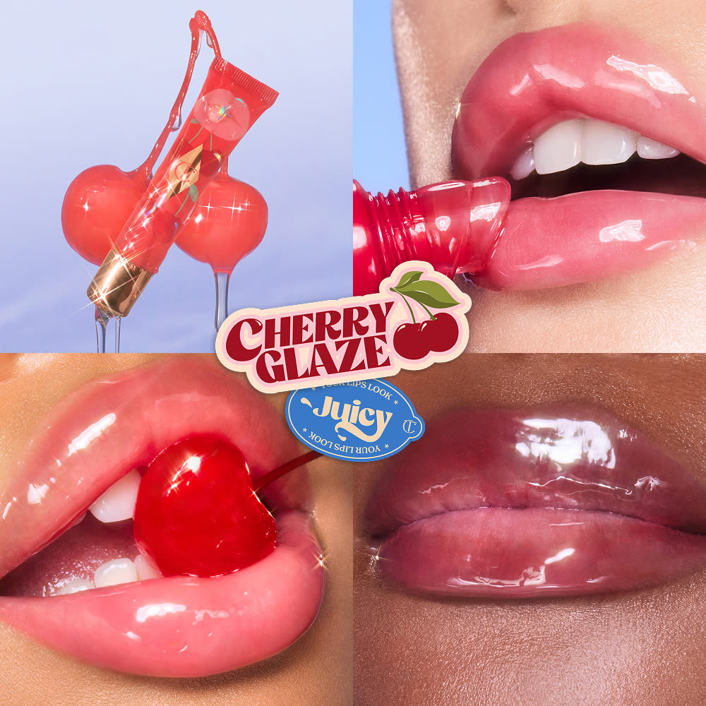 UNREAL LIP OIL CherryGlaze CloseUp