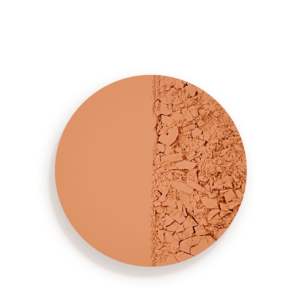 Swatch of a desert-brown-coloured setting powder compact.