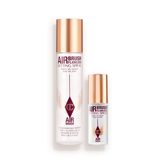 AIRBRUSH FLAWLESS SETTING SPRAY XL & MINI DUO PACKAGING