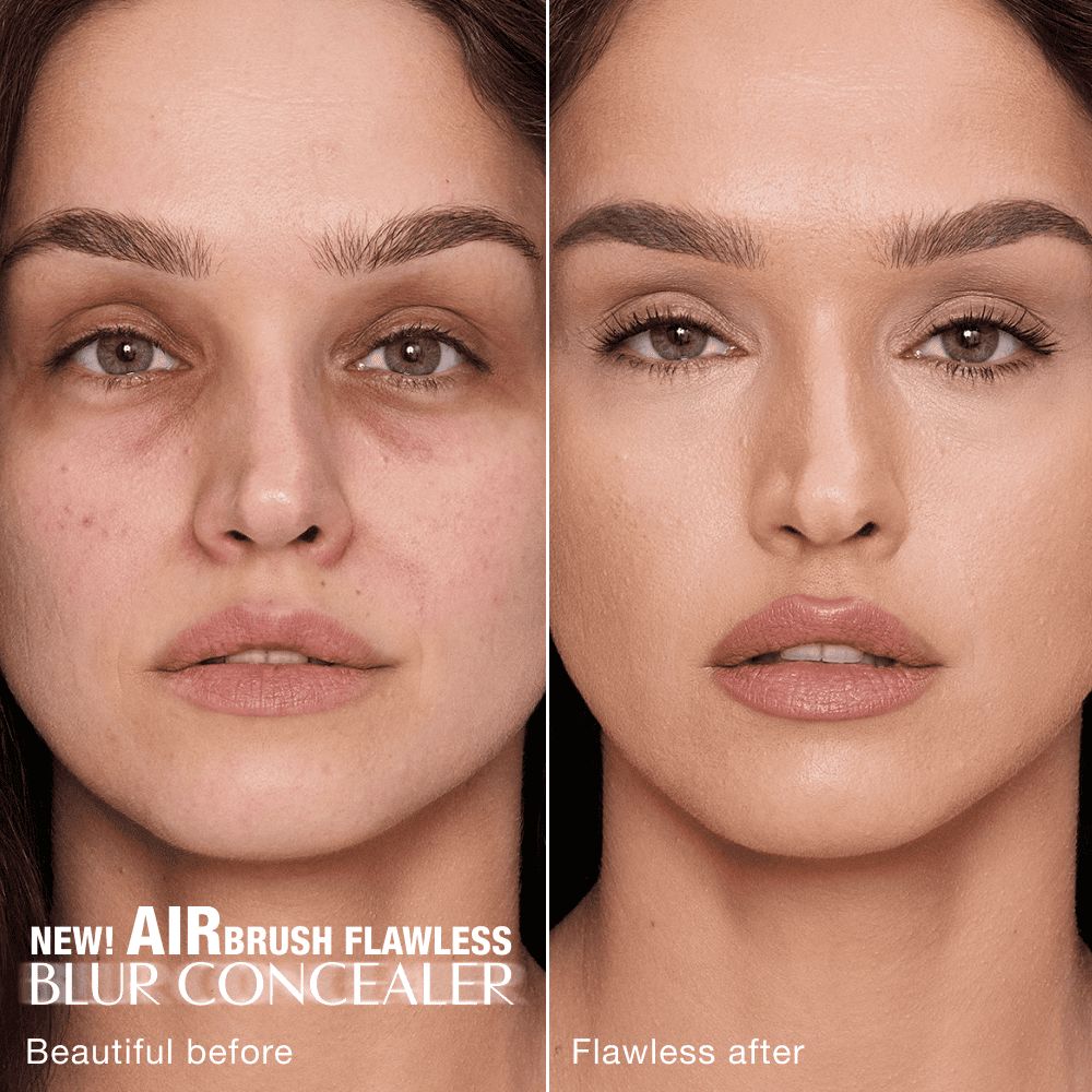 NEW! AIRBRUSH CONCEALER BEFORE + AFTER