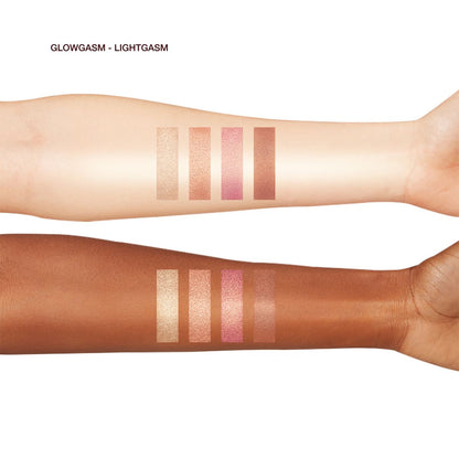 Glowgasm Face Palette - Lightgasm swatches
