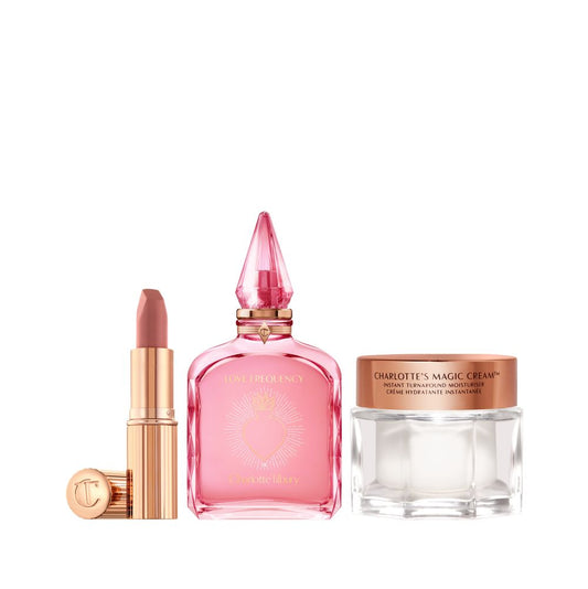 The Love + Happiness Kit: Skincare, Makeup + Perfume Trio