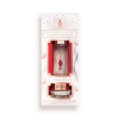 Packshot of box REVIVE, GLOW + SET DUO
