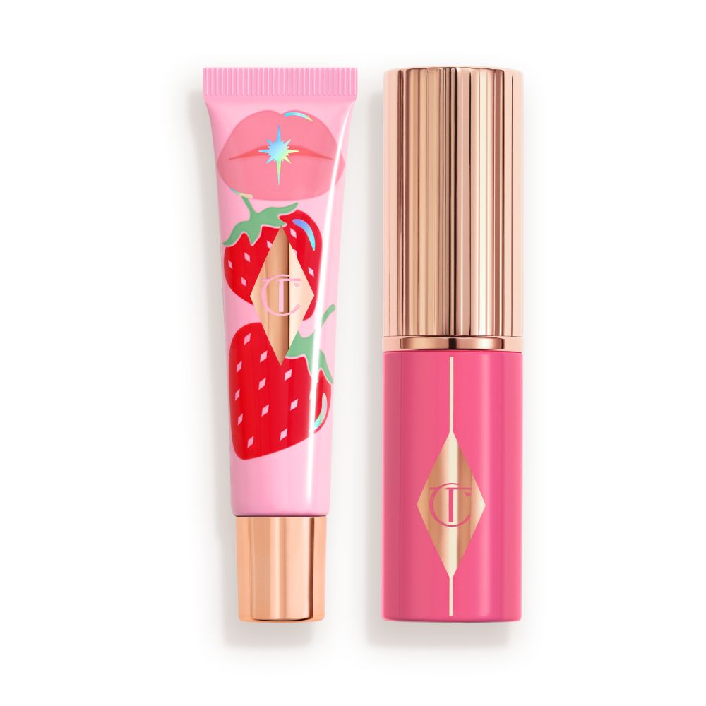 JUICYLICIOUS STRAWBERRY VANILLA + PINKY GLOW PACKSHOT