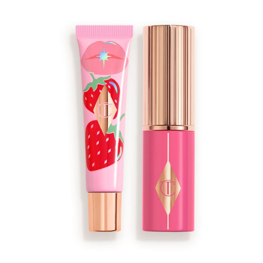 JUICYLICIOUS STRAWBERRY VANILLA + PINKY GLOW PACKSHOT