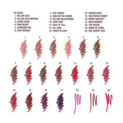 LIP CHEATS 20- SWATCH